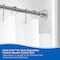 Kenney Mfg Twist & Fit No Tools Gloria Decorative Tension Shower Curtain Rod, 42-72in, Brushed Nickel KN909C/18HUS - alternate 9